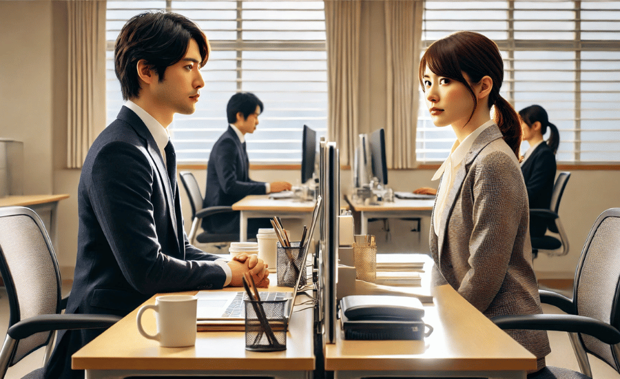 職場での視線とマナー