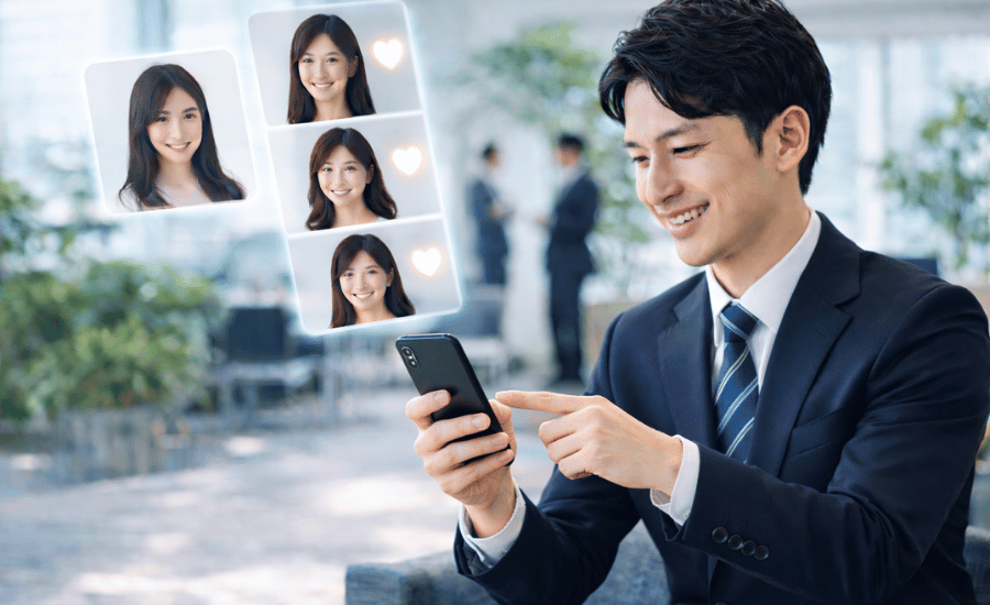 男性が「選ぶ立場」になれる婚活プラットフォーム